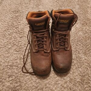 Carolina Brown Leather Steel Toe Boots